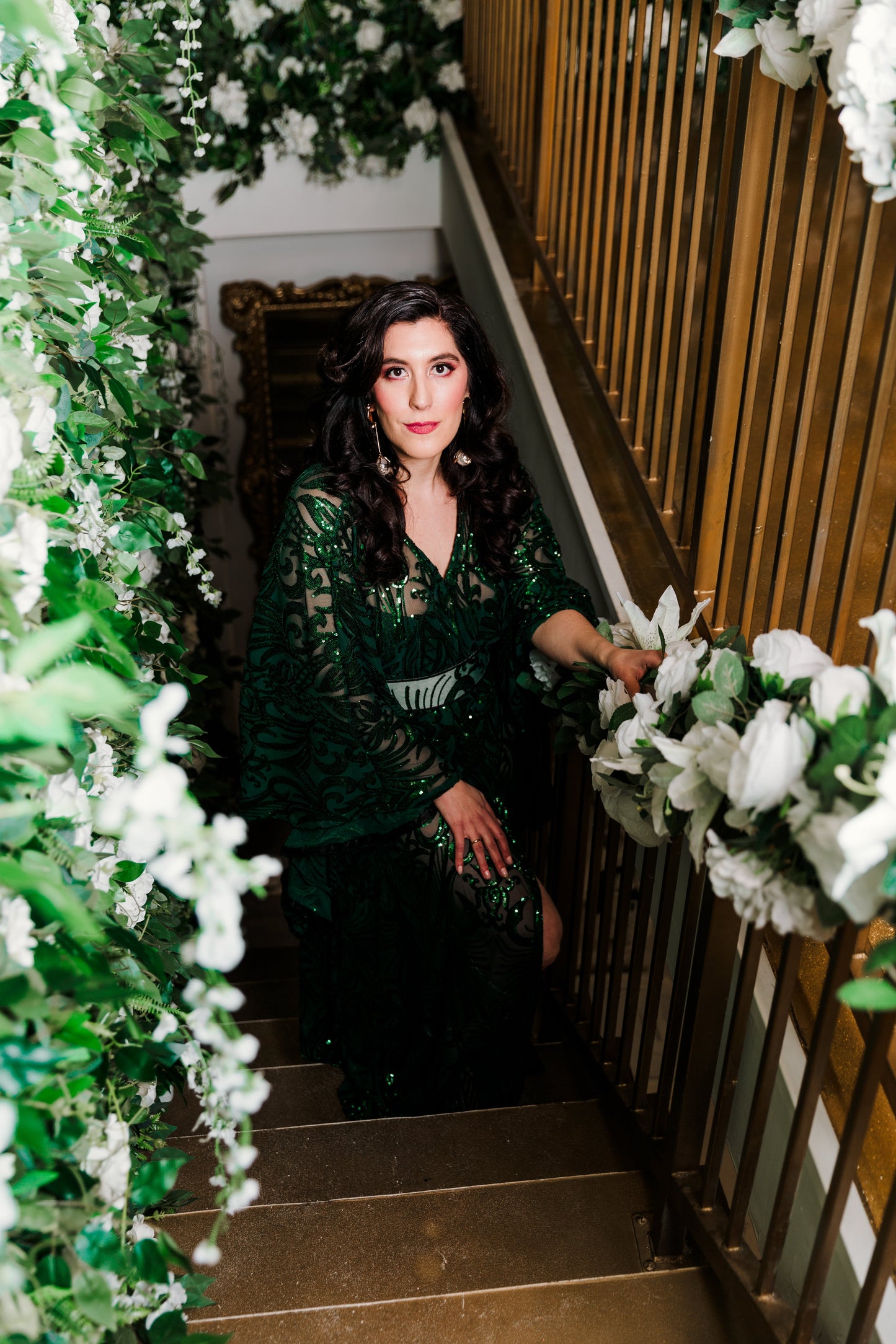 Bohémienne Sequin Kimono Robe in “Extravagant”
