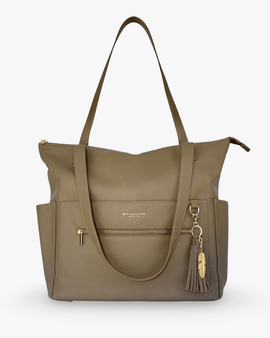 The Lillian Diaper Bag - Driftwood