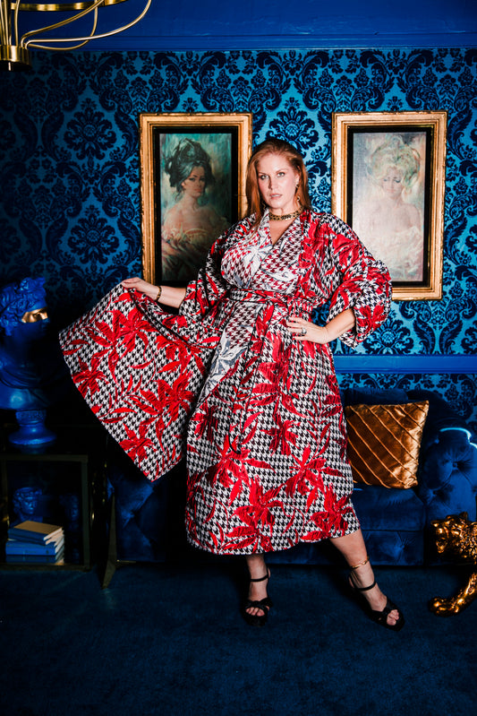 Parisian Coat in "Piqué Houndstooth”