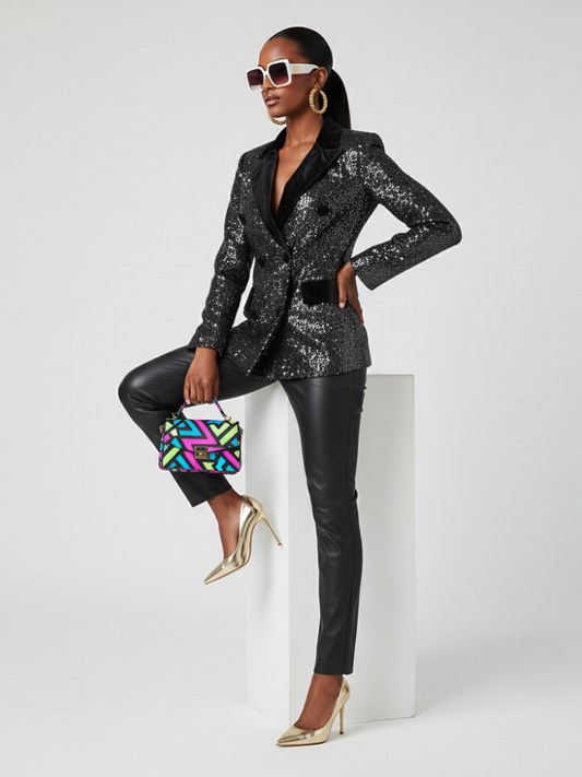 Double-Breasted Blazer Jacket WEST VILLAGE BYMANYC ® New York