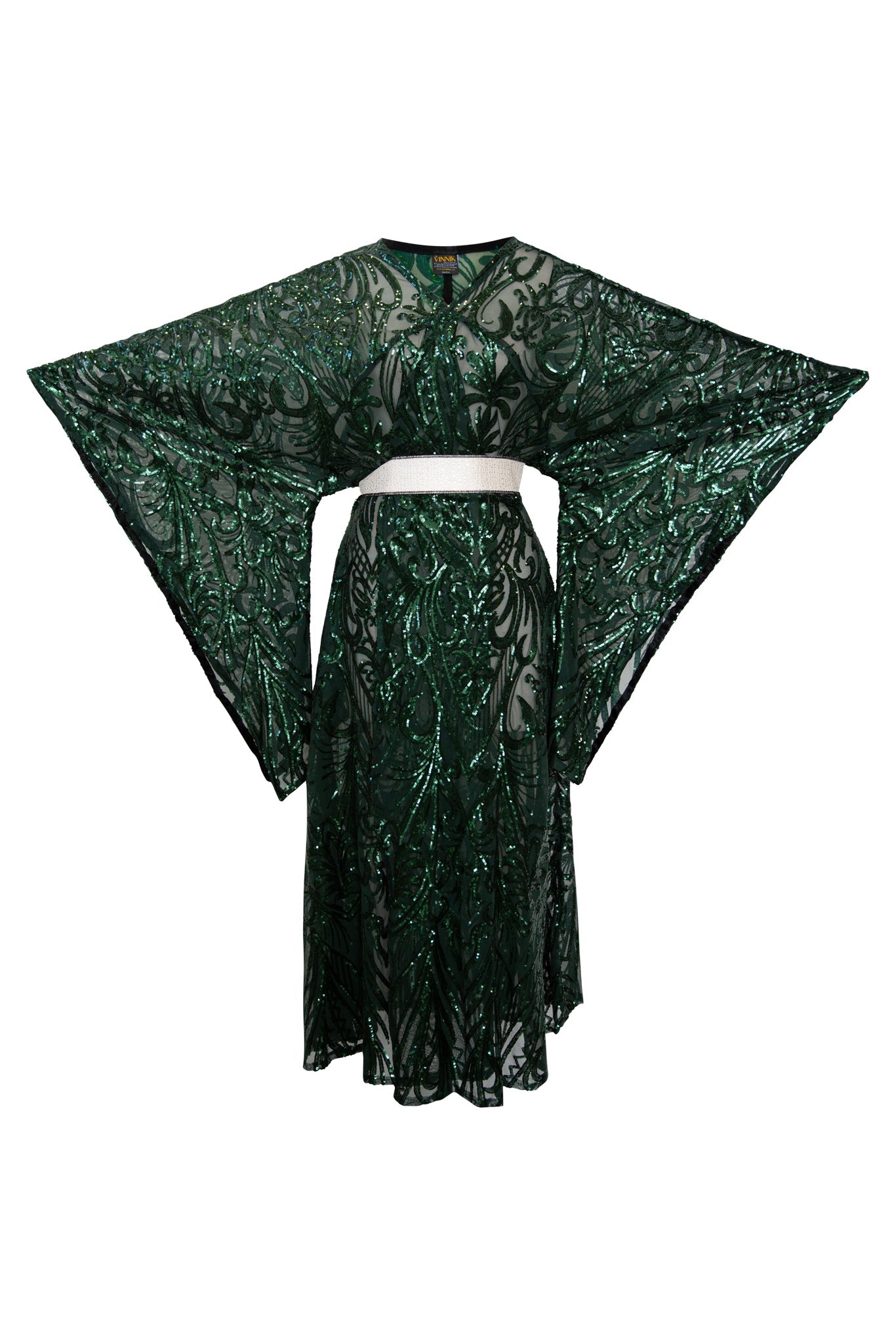Bohémienne Sequin Kimono Robe in “Extravagant”