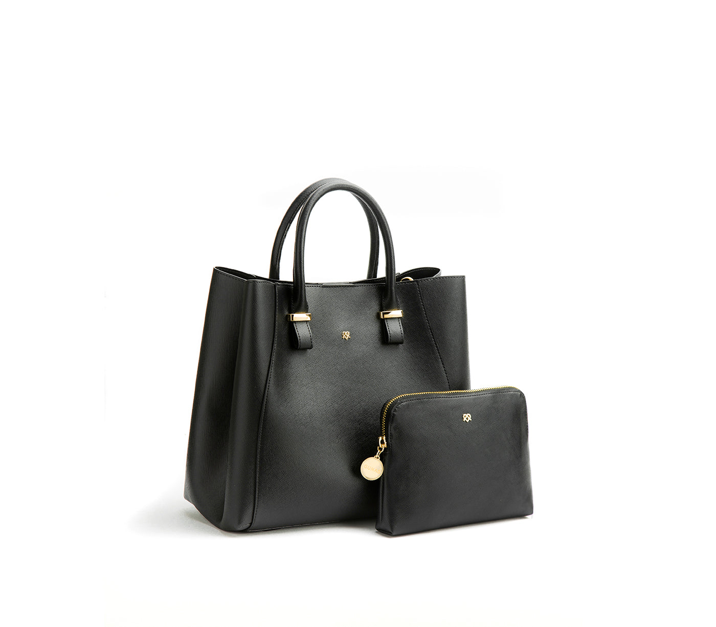 Jane - Black Vegan Leather Satchel