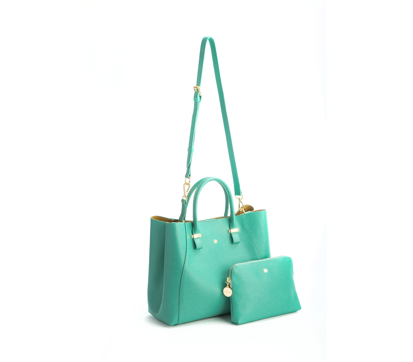 Jane - Tiffany Blue Vegan Leather Satchel