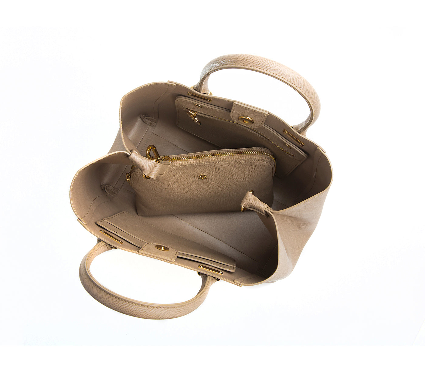 Jane - Light Brown Vegan Leather Satchel