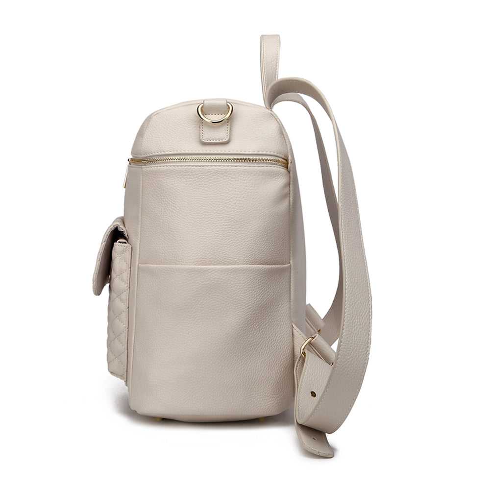 Signature Diaper Bag Pearl White